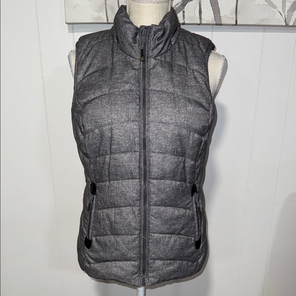 GreenTea Charcoal Women's Quilted Vest